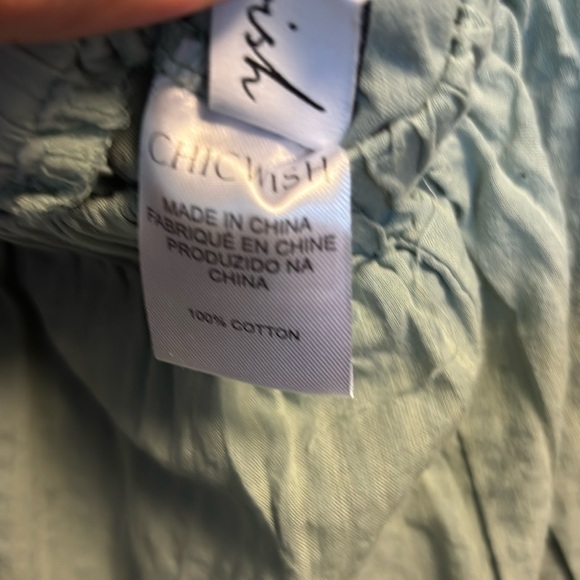 Chicwish boho Mint Wide-Leg pants - Picture 6 of 6